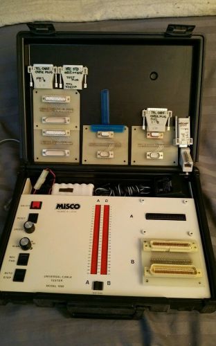 Vintage MISCO universal cable tester model 1069