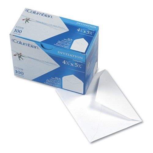Columbian Envelopes Columbian Invitation Envelopes, A2, 4-3/8 x 5-3/4 Inches,