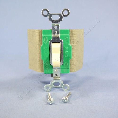 Eagle Ivory DPDT DOUBLE THROW Maintained Contact Toggle Switch 30A 277V 3036V