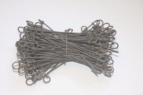 Double loop wire ties black16 gauge 1000/ea for sale