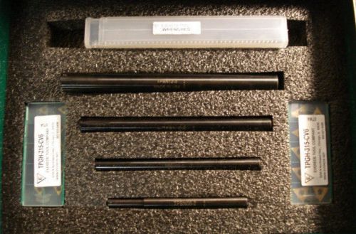 EVEREDE TOOL TPBN, 29 Pc Indexable Boring Bar Set,1/2-3/4&#034;Shank /AD5/ RL