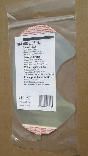 25/pack 3M 6885 / 07142  Faceshield Cover Lens Cover  made by 3M