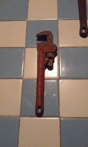 RIDGID 10&#034; STEEL Heavy Duty Pipe Wrench ADJUSTABLE MONKEY WRENCH MADE IN USA