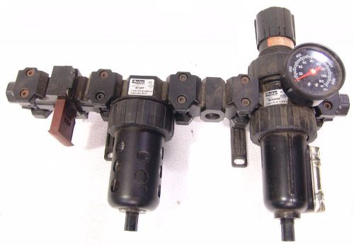 Pneumatic compressed air filter regulator lubricator Parker 06E2818AC , 06F26BC