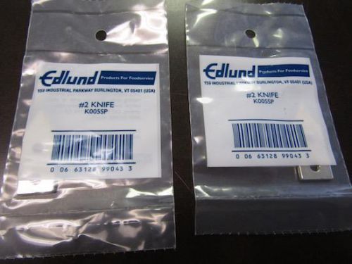 LOT OF 2 EDLUND K005SP #2 KNIFE BLADE  FOR CAN OPENER