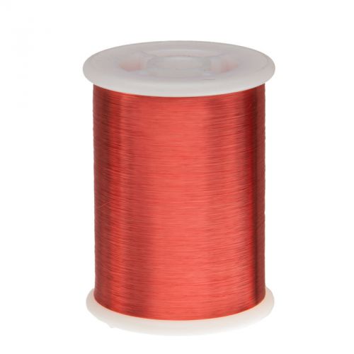 43 AWG Gauge Enameled Copper Magnet Wire 8oz 33046&#039; Length 0.0024&#034; 155C Red