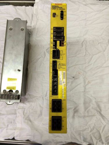 Fanuc A06B-6093-H104 servo amplifier with A06B-6089-H500 discharge resistor