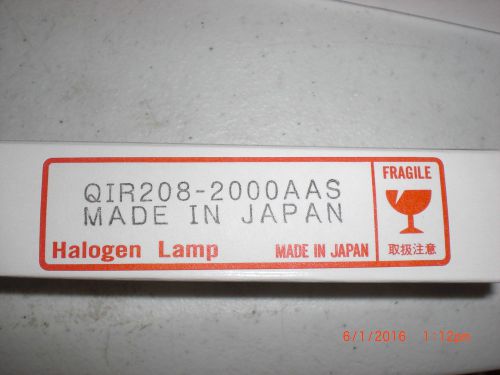 Lamp USHIO QIR 208-2000ASS STEAG 2451-0015-01 AG RTP 2000W  Tungston-Halogen Lam