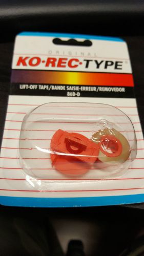 Original ko*rec*type lift-off tape 86d-d new for typewriters for sale