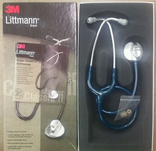 3M Littmann Master Classic II Stethoscope Caribbean Blue Tube, 27&#034; #2630