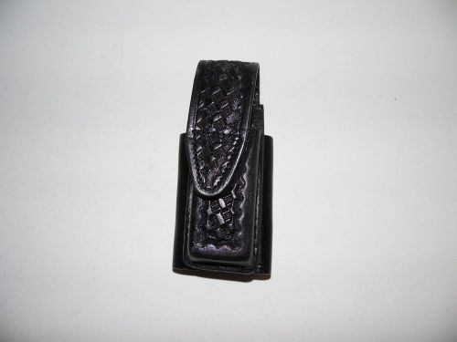 New Tex Shoemaker #220SC  Leather Duty Mag Holster for 9MM DS  Velcro (355)