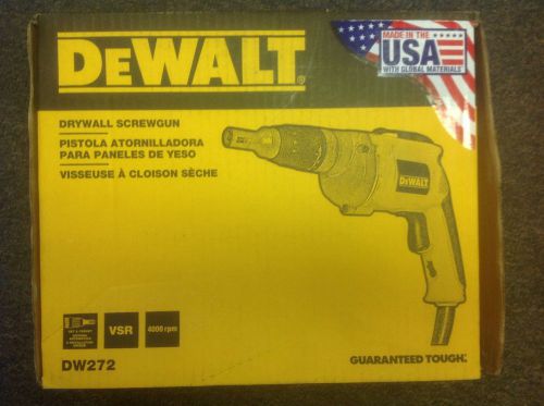 Dw272 dewalt drywall screw drill.   Corded