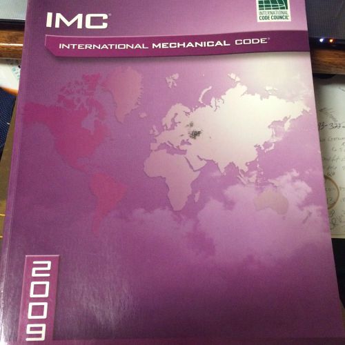 International Mechanical Code Book 2009/ ISBN 9781580017312