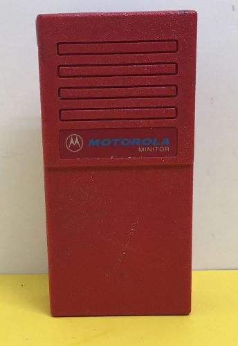 Vintage Red Motorola Minitor Fire Firefighter Pager