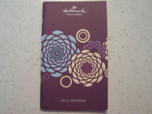 2010 Hallmark Date Book Calendar Booklet 13 Month Pocket Planner =NEW=