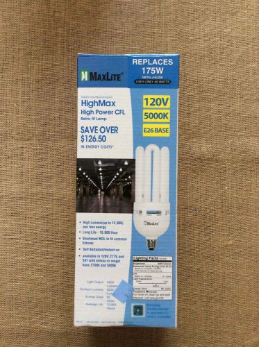 Maxlite HIGHMAX 60W 120V 5000K E26 Fluorescent Light Bulb