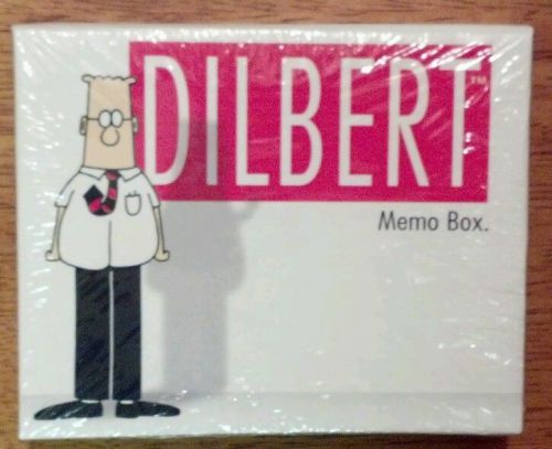 Dilbert Memo Box Note Message Pad New &amp; Sealed