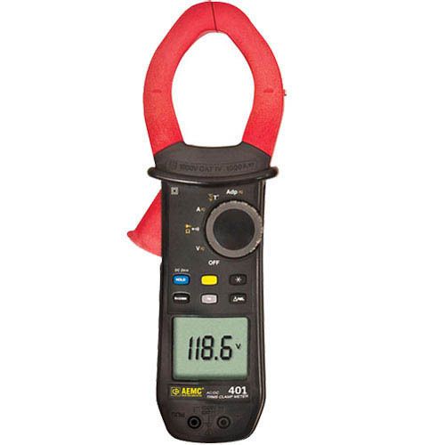 AEMC 401 CAT IV, 1000V AC/DC True RMS Clamp-on Meter, 1.89&#034; Jaw Size