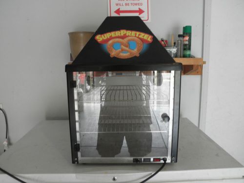 WASCO SUPER PRETZEL WARMER PRE-OWNED  USED IN GOOD CONDITION , 2 RACKS