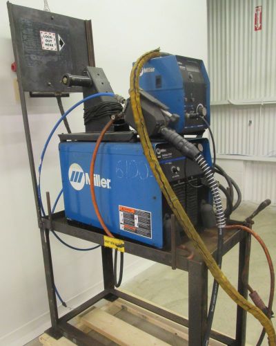 Miller 456p invision mig welder with s-64m wire feeder - used - am14842 for sale