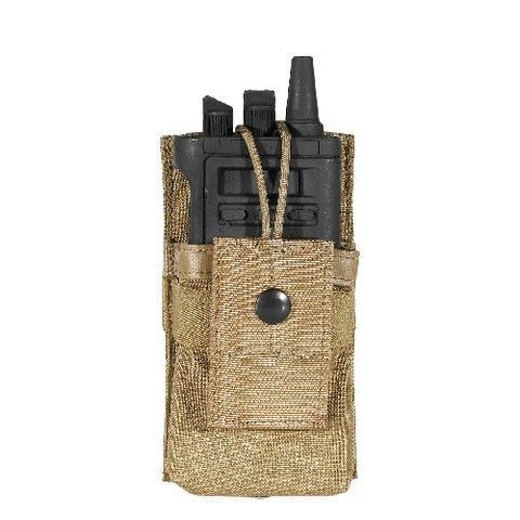 Blackhawk 37CL35CT Small Radio/GPS Pouch Mounts to Strike/Molle Coyote Tan