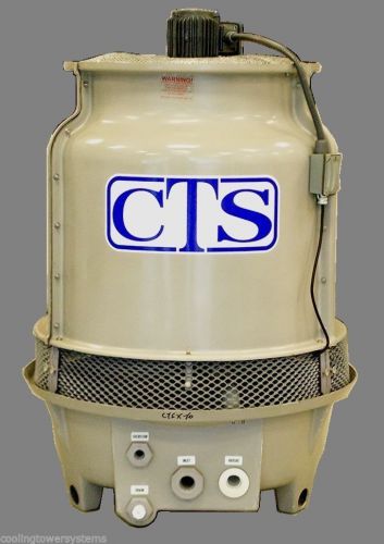 Complete Water, Fiberglass (FRP) Cooling Tower with Sump Pump: Model CCT-457-10