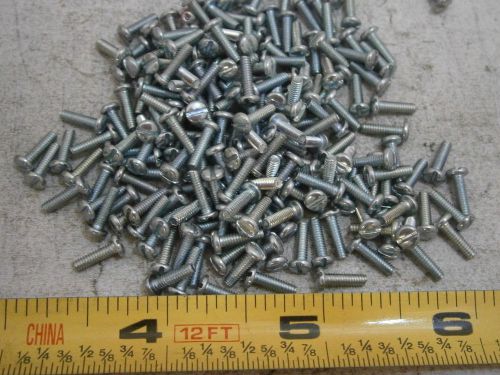 Machine Screws #2/56 x 5/16&#034; Long Slotted Pan Head Steel Zinc Lot of 150 #5087