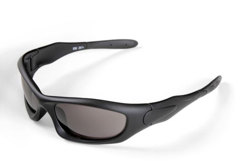 Ssg b1141 safety sunglasses, matte black frame, gray anti-fog coated lens for sale