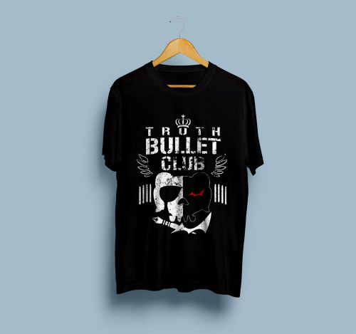 BULLET CLUB NEW JAPAN PRO WRESTLING Black T-Shirt Size S-3XL