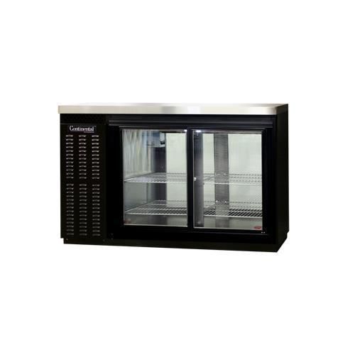 Continental refrigerator bbc50s-sgd-pt back bar cabinet, refrigerated for sale