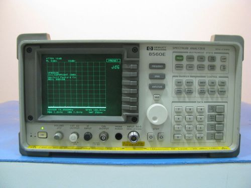 Agilent 8560e portable rf spectrum analyzer, 30hz to 2.9ghz - 90 day warranty for sale
