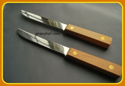 Boning Knives 2 Pc Set 6&#034; SS Flex Blade - Full Tang ~ Quality Made In Japan New!