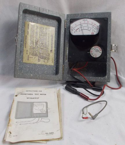 Honeywell Test Meter W136A Used in HVAC Service untested