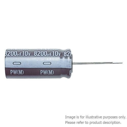 10 x nichicon upw1a472mhd1tn capacitor alum elec, 4700uf, 10v, 20%, radial for sale
