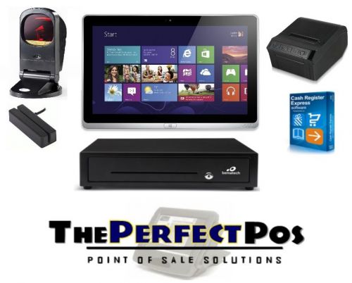 Retail Point of Sale pcAmerica CRE Cash Register Express POS w/ Customer Display