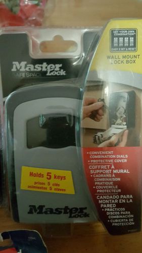 NEW Master Lock Wall-Mount Set Your Own Combination Lock Box 5401D Key Storage