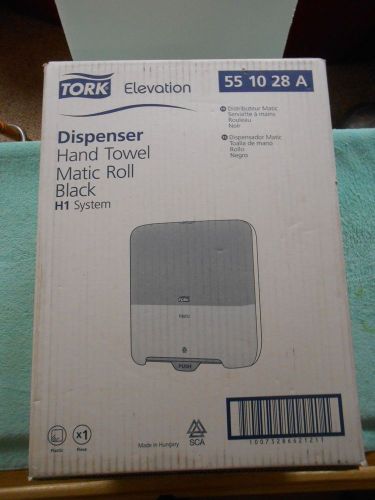Tork Elevation Dispenser Hand Towel Matic Roll H1 System - Black - New