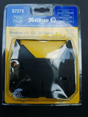 Pelikan One Black Correctable Film Cartridge Ribbon S727x  (One Missing)