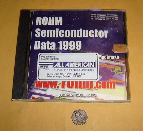 Vintage 1999 ROHM Semiconductor Data CD Catalog