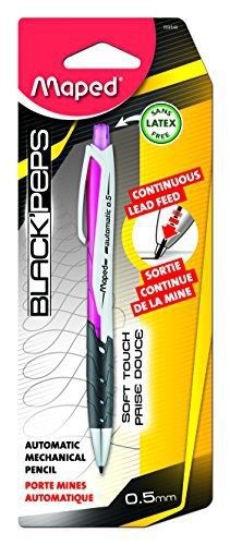 Maped Black&#039;Peps Automatic Mechanical Pencil, 0.5mm, Assorted Color, Color May