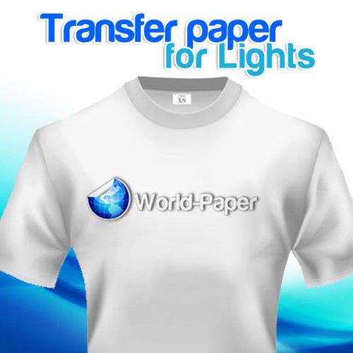 100 sheets 8.5&#034;x11&#034; Light Fabric Inkjet purple line Transfer Paper