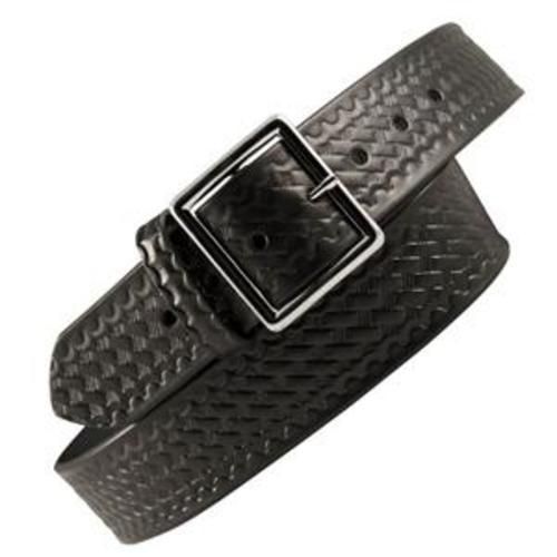 Boston leather 6605 3 40 black bw value line nickel garrison belt 1.75&#034; 40&#034; for sale