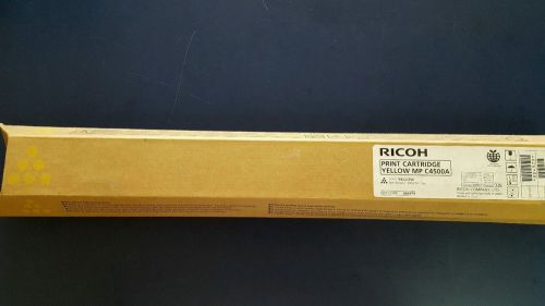 NEW Genuine Ricoh Savin Lanier 884979 Yellow toner cartridge MP C4500A