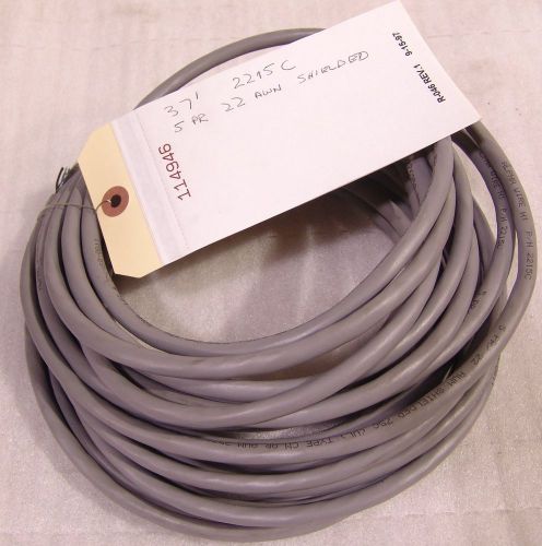 37&#039;  electrical cable Alpha 2215C , 5 pair , 22 awg shielded