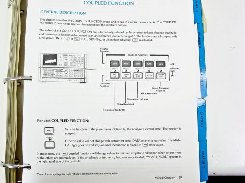 HP 8566B Operating &amp; Programming Manual