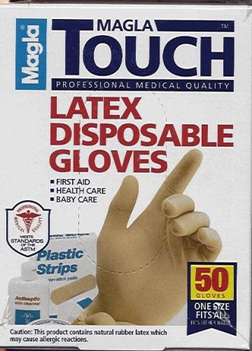 Magla Touch Professional Medical Quality Latex Disposable Gloves