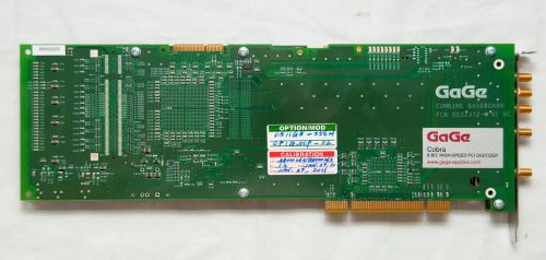 GAGE CS11G8 Cobra 8 Bit High Speed PCI Digitizer 1 Channel 500 Mhz Bandwidth