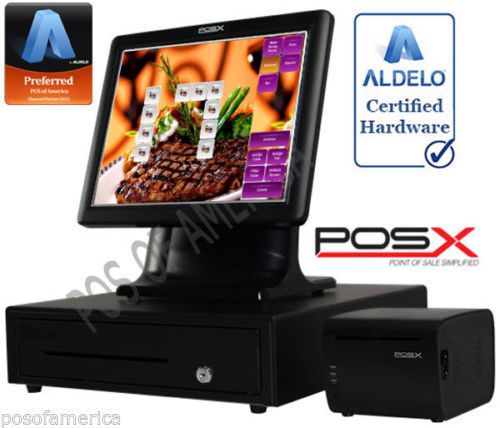 Aldelo pro pos-x steakhouses restaurant all-in-one complete pos system new for sale