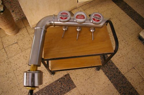 Beer Tap Faucet Draft 3 Lines Stainless Steel