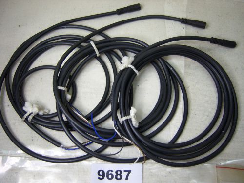 (9687) Lot of 3 Hirschmann Female Cable 933662-041 Elka-K